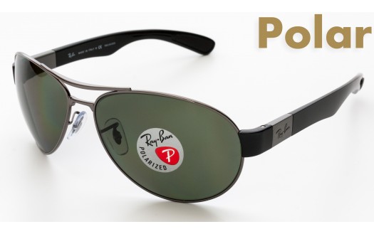 Ray-Ban Active Lifestyle Aviator Polarised (RB3509 004/9A 63mm) saules brilles